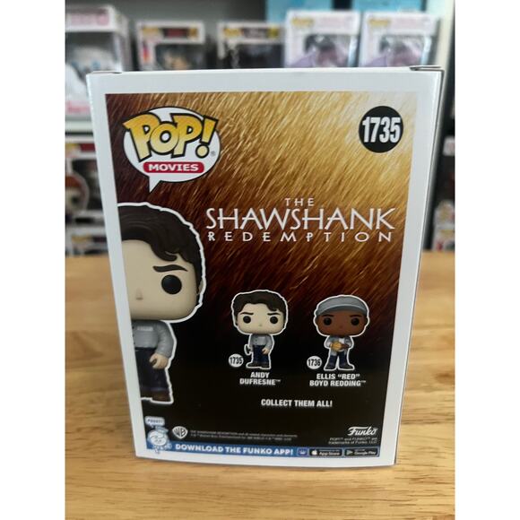 VAULTED Shawshank Redemption Andy Dufresne Funko Pop #1735 Movies Stephen King - Picture 3 of 6